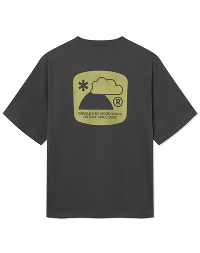 Wood Wood - WWAce Outsider T-Shirt - Pirate Black